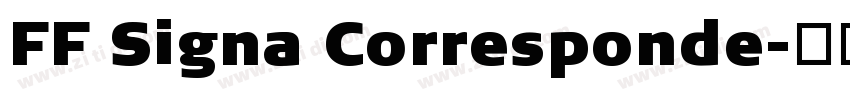 FF Signa Corresponde字体转换